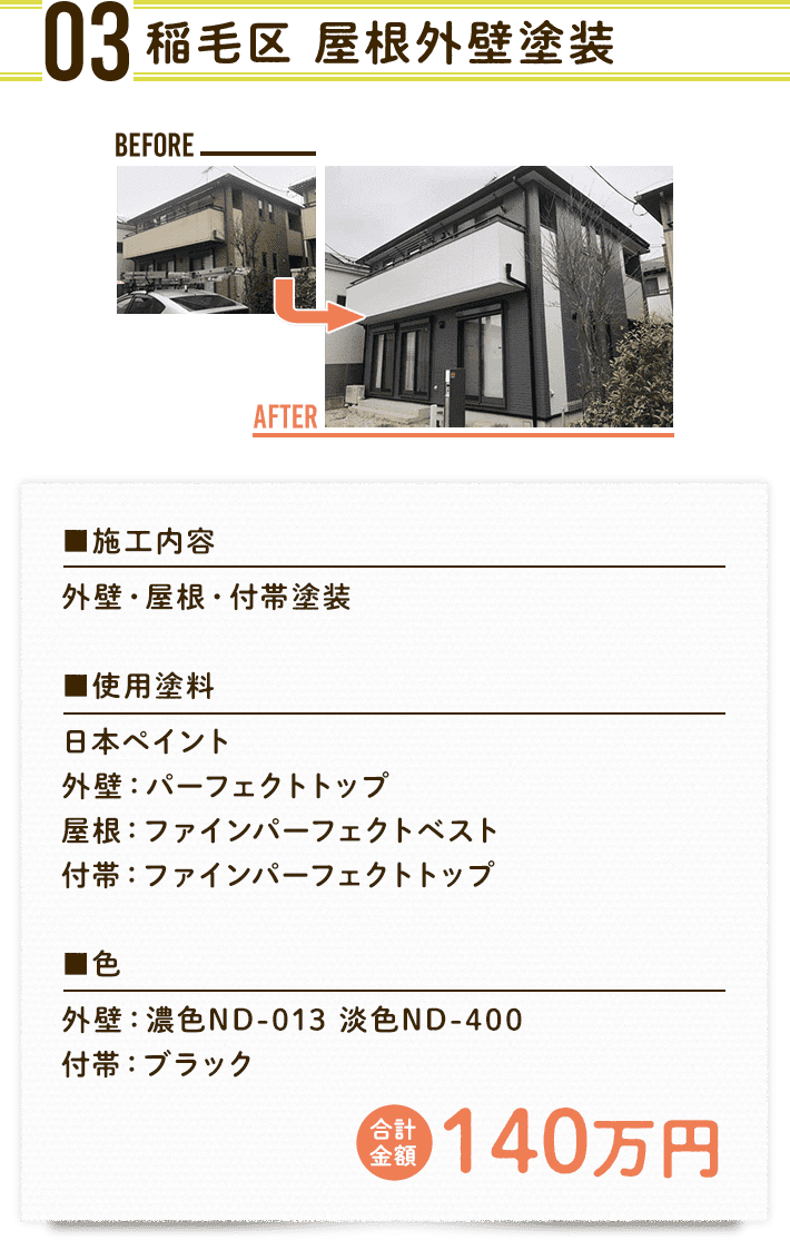 03 稲毛区 屋根外壁塗装